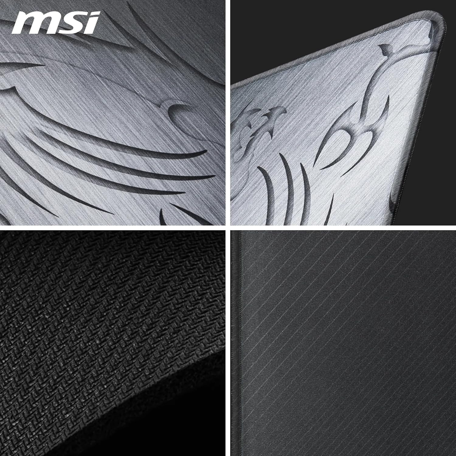 MSI Agility GD21 - Gaming Mouse Pad, Low Friction Textile Surface, Soft Seamed Edges, Anti-Slip Base - 320 X 220 X 3 Mm image number 5