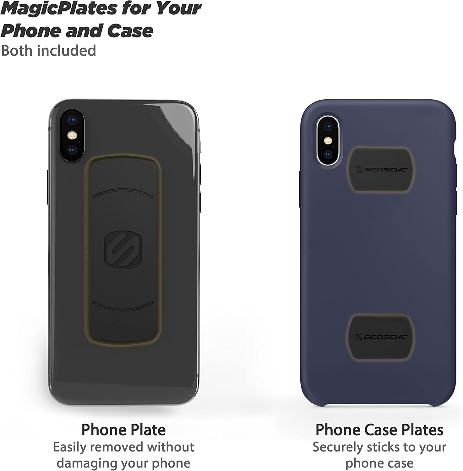 Scosche 5-10W Wireless Charging Magnetic Mat Mount image number 1