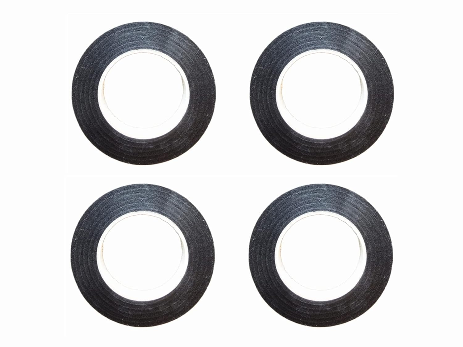 4 Rolls 1/2 Inch Floral Tapes Florist Wraps for Bouquet Stem and Flowers Making Craft Projects (30 Yards, White)