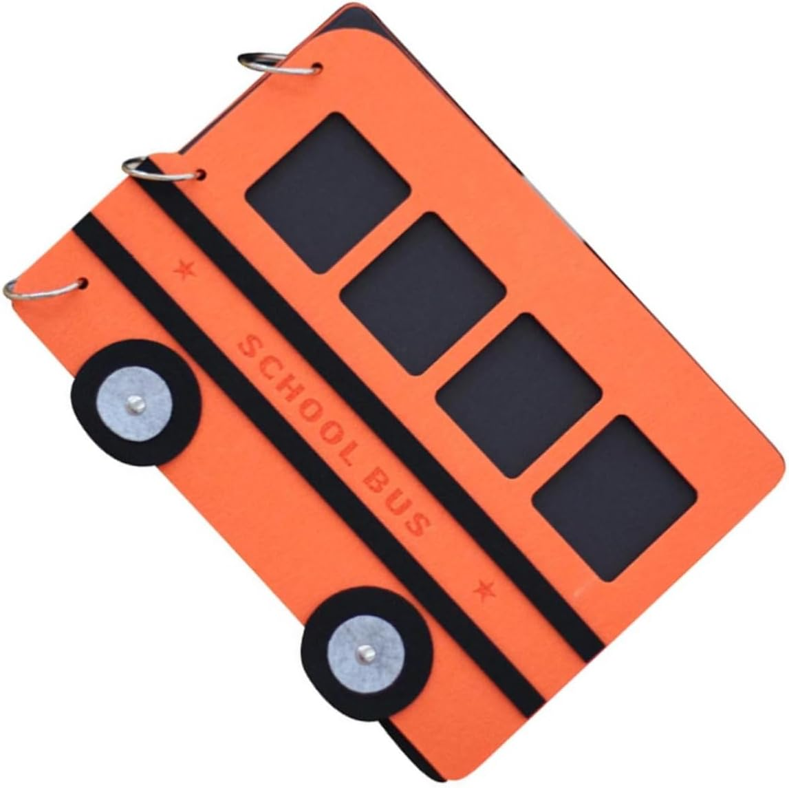 Diy Photo Album School Bus Theme Commemorative Book for Boys and Girls for Family Memories image number 6