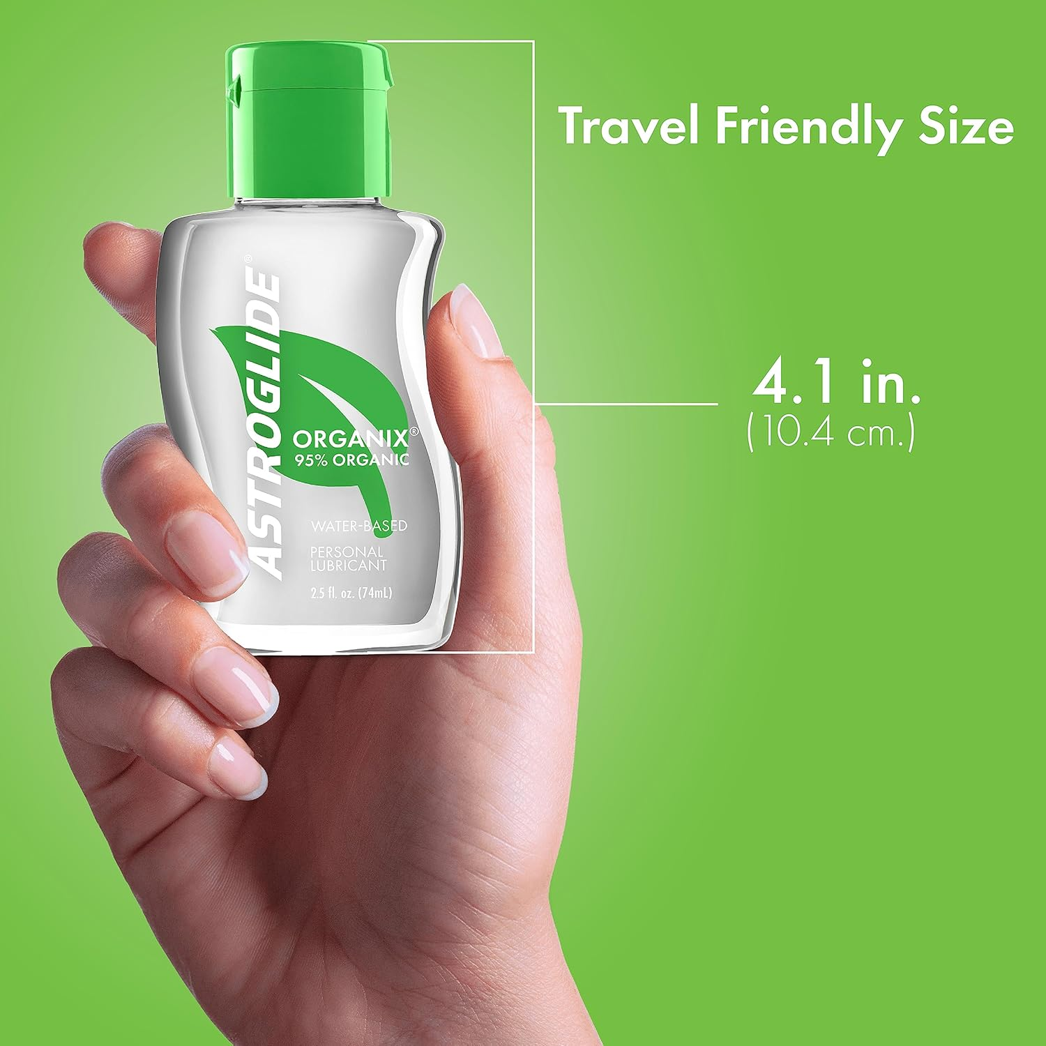 Astroglide Natural Feel Liquid, Long-Lasting for Couples and Solo, Toy-Safe, Water Based for Easy Clean-Up, Travel-Friendly Size, 75Ml image number 3