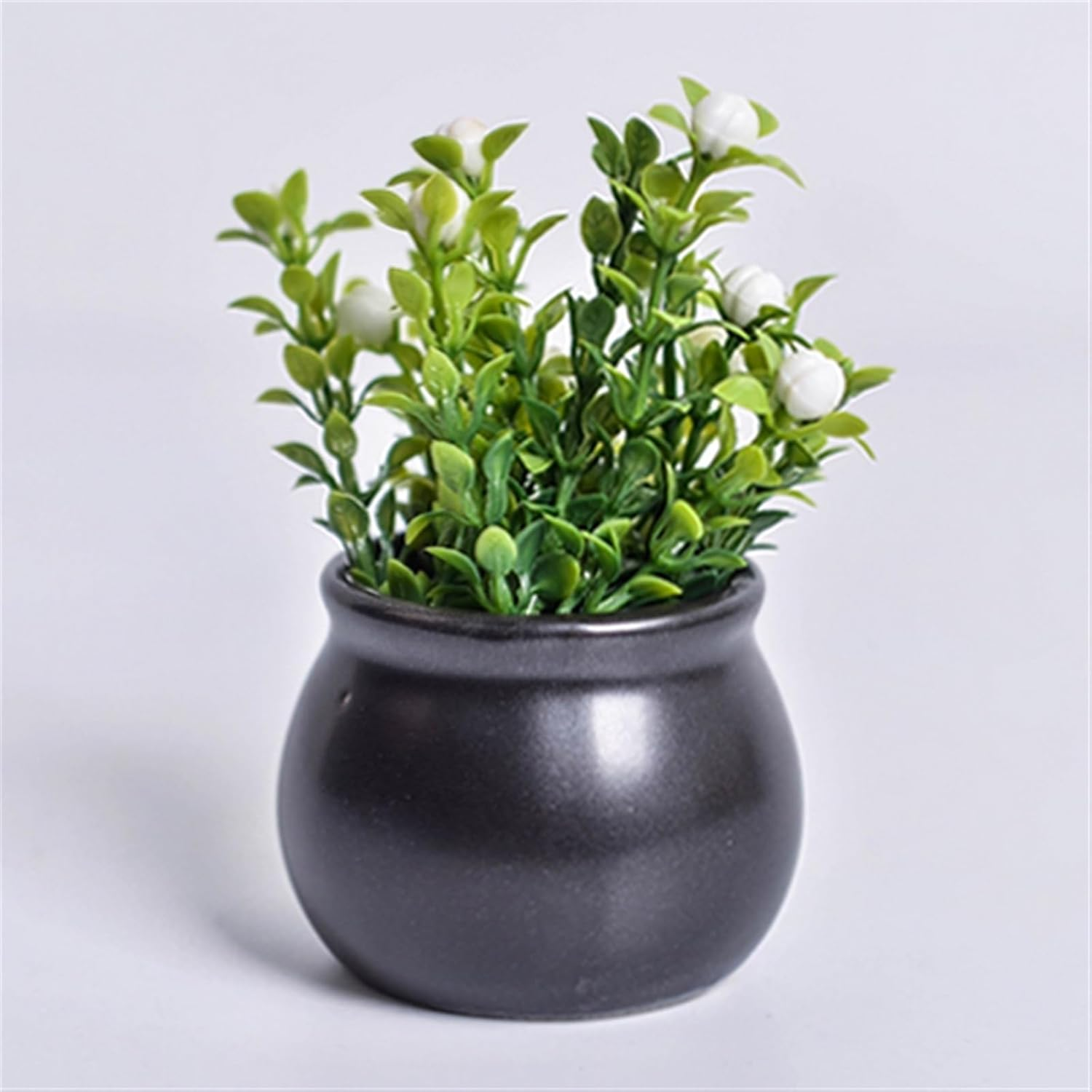 WANGHAI-666 Flower Pot Plant Pots Ceramic Small Cute Flower Pots Desktop Gardening Supplies Succulent Plants Flowers Green Plants Planters Home Decorations Planter Pot image number 4