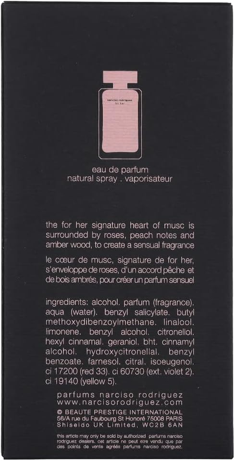 Narciso Rodriguez Eau De Parfum Spray for Women 100 Ml image number 1