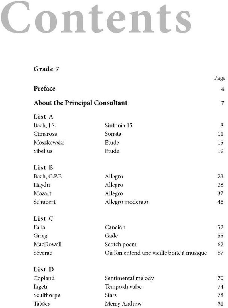 AMEB Piano Series 18 Grade 7