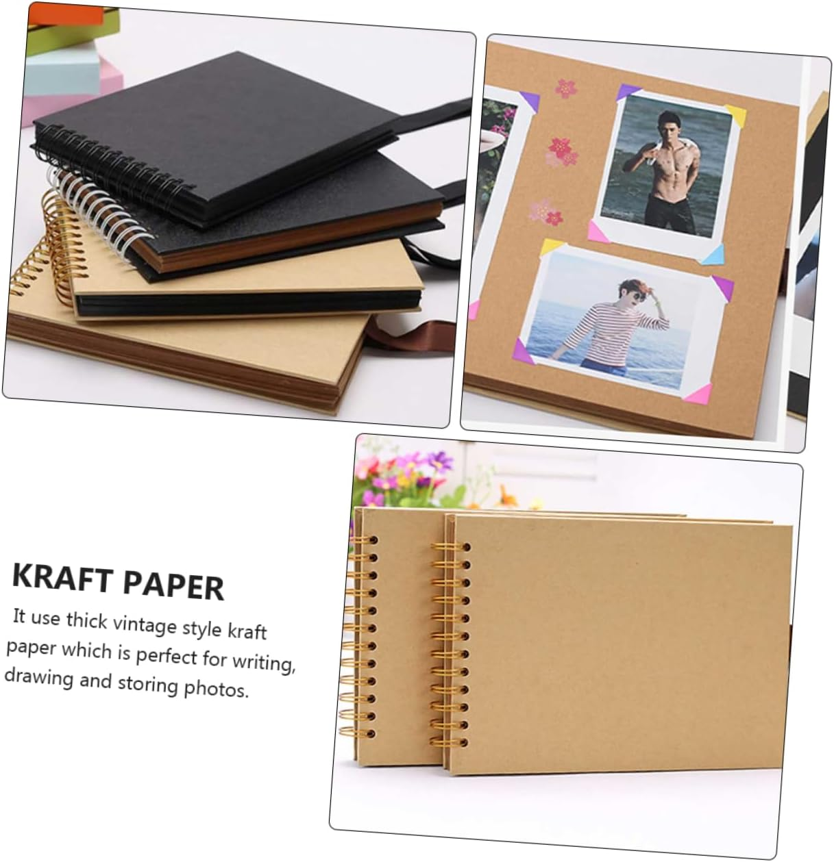 Photo Book Inserting Scrapbook Bowknot Ribbon Wedding Keepsake Handmade Album image number 3