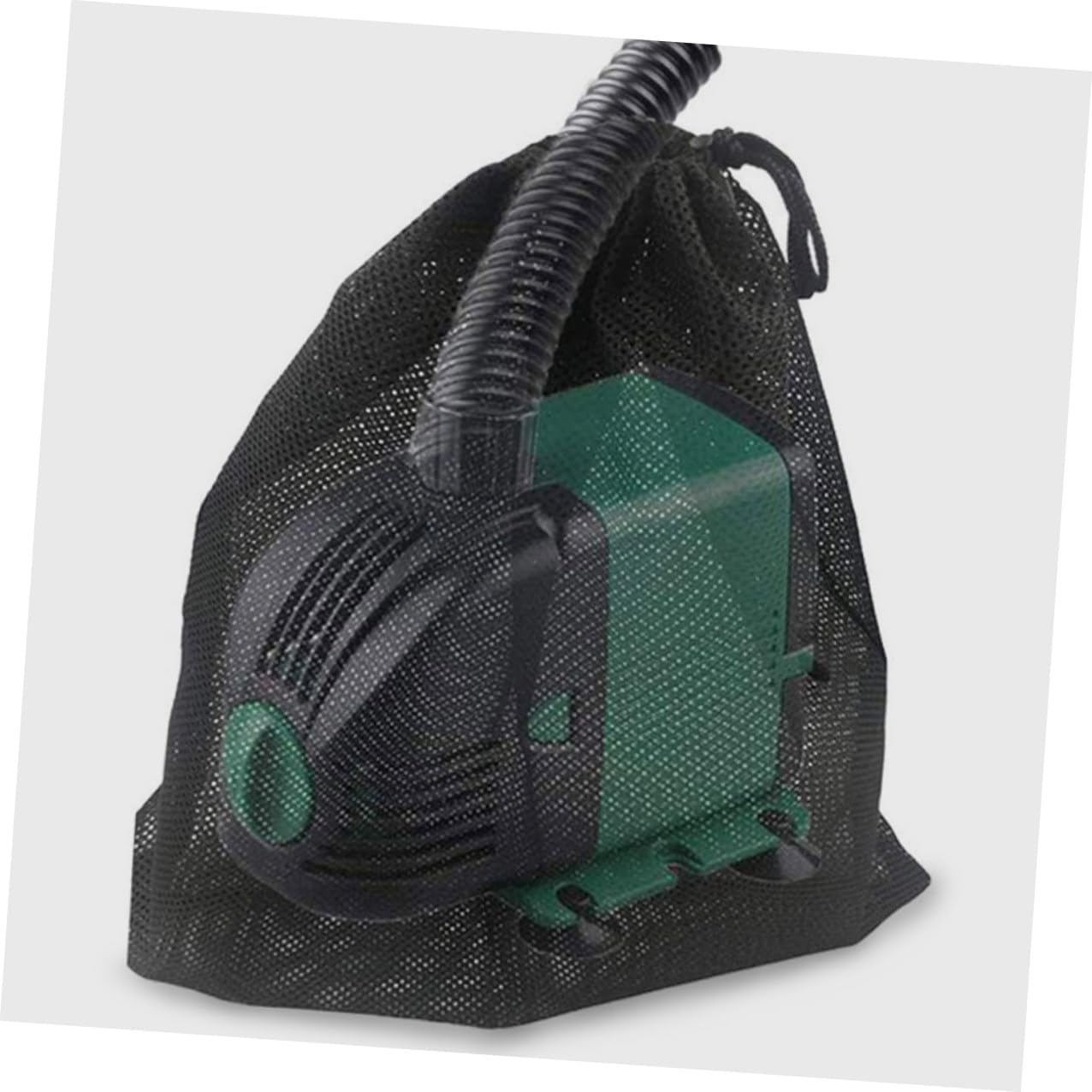 NUOBESTY Large Pump Filter Bag with Drawstring Fine Mesh for Outdoor and Aquarium Water Pump Protection to Large Aquatic Filter Mesh Bag for Precise Particle Filtration and Easy image number 1