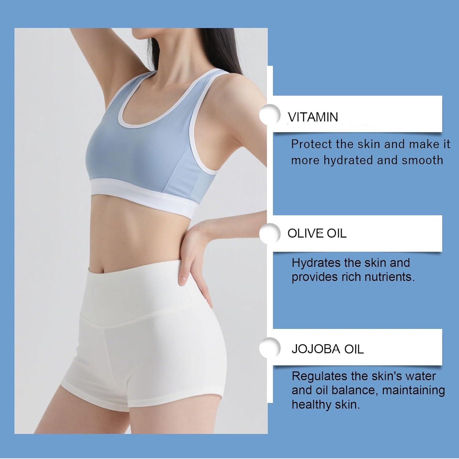 After Shave Oil for Women, Post Shave Soothing Care, Hydrating Serum for Smooth Skin, Body Moisturizing Jojoba Oil Gentle Formulated for Sensitive Skin, Light Texture Easy Absorb (2Pcs) - 4Pcs image number 2