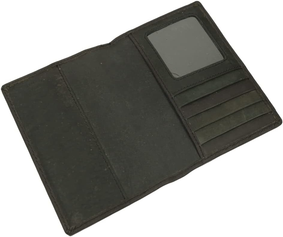 STYLE SHOES Black Smart and Stylish Leather Passport Holder, Black, Luggage image number 1