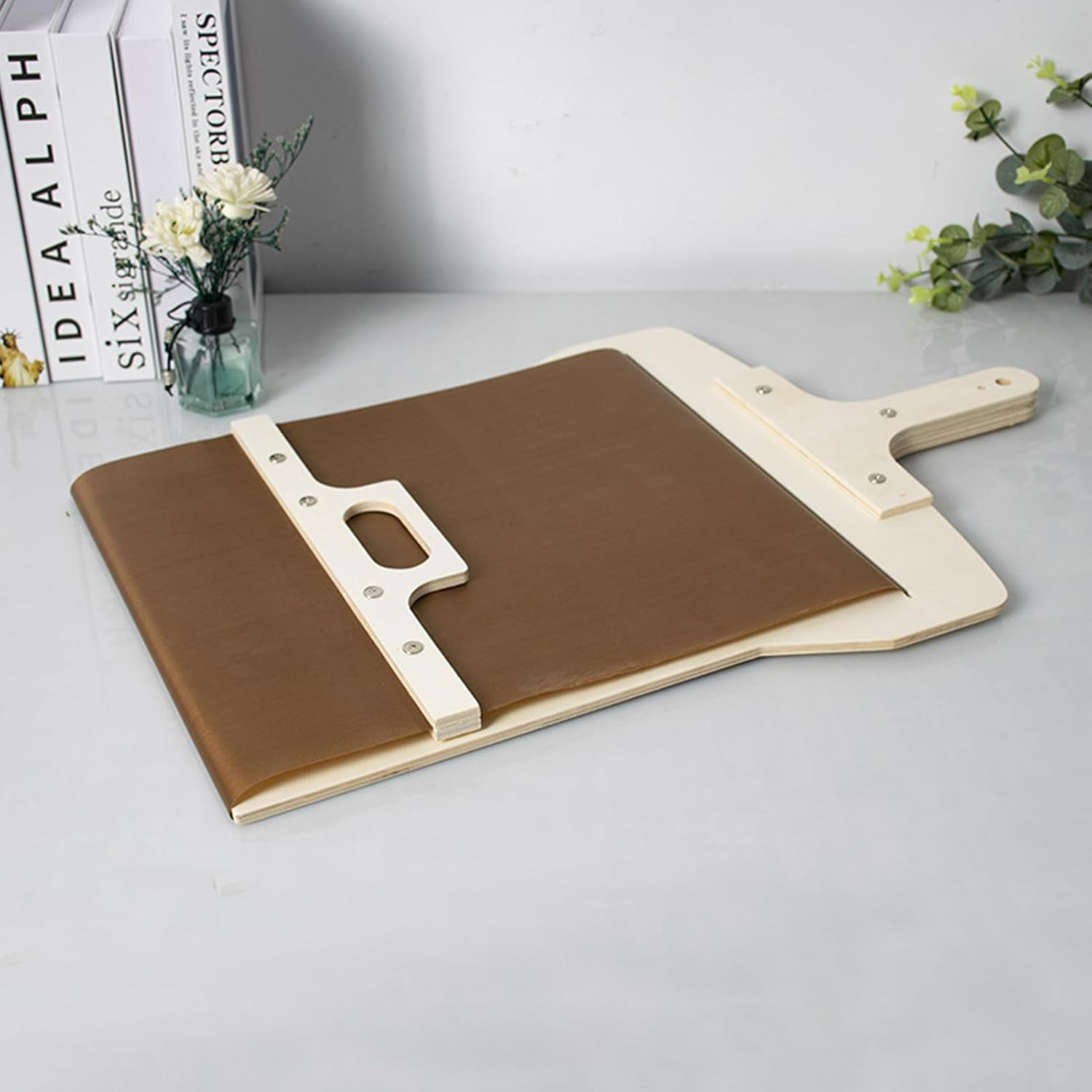 22Inch Sliding Pizza Peel, Pala Pizza Scorrevole Pizza Boards with Handle, the Pizza Peel That Transfers Pizza Perfect, Wood Pizza Spatula Paddle for Indoor & Outdoor Ovens image number 4