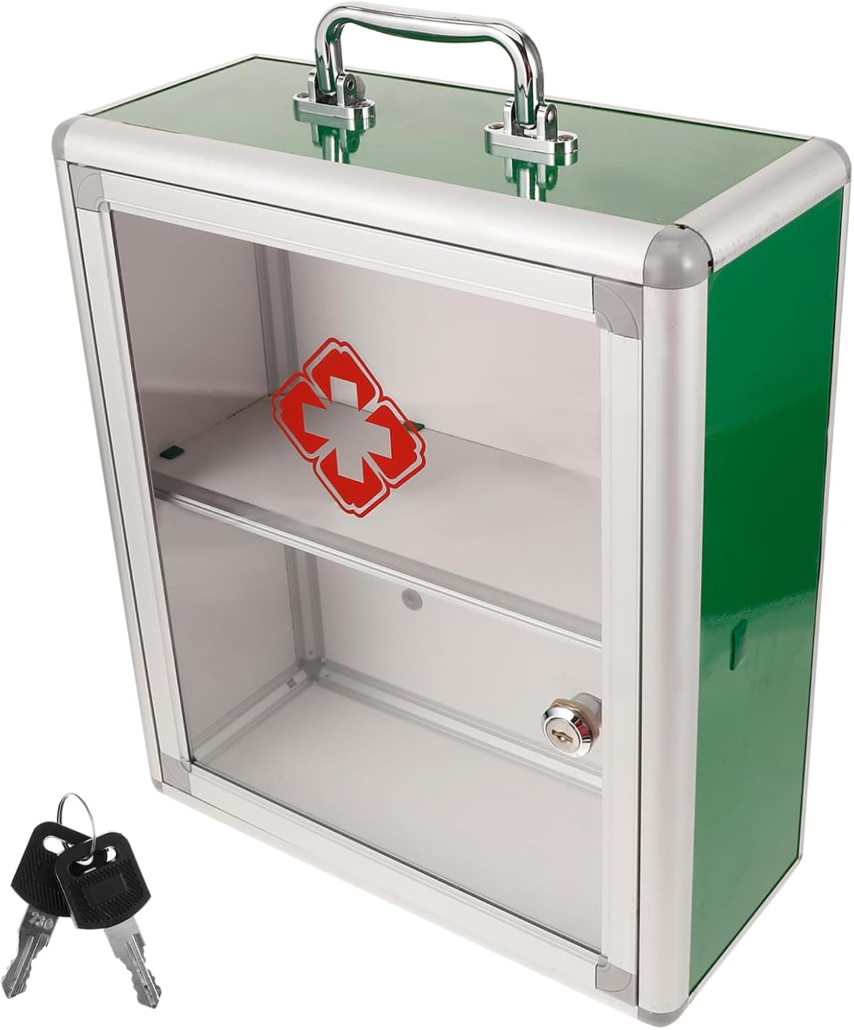 Garneck Wall-Mounted First Aid Medicine Cabinet Large Capacity Emergency Storage Organizer for Sturdy Design Convenient for and Sports Teams image number 4