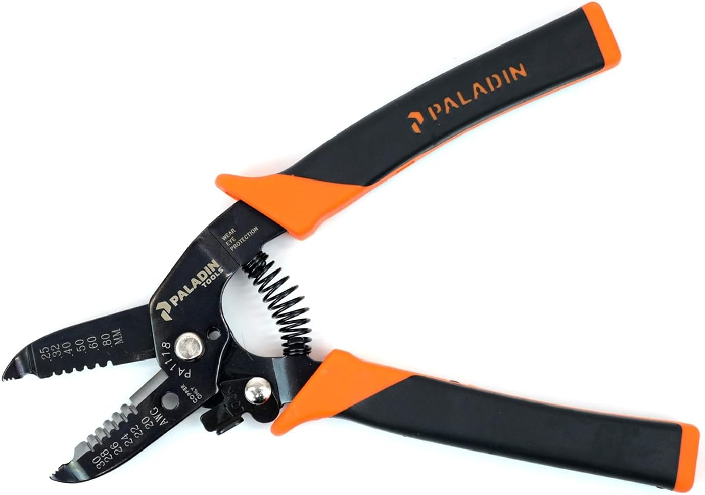 Paladin Tools 20-30 AWG Wire Stripper and Wire Cutter - Professional Grade, Heavy Duty Wire Stripping Tool image number 2