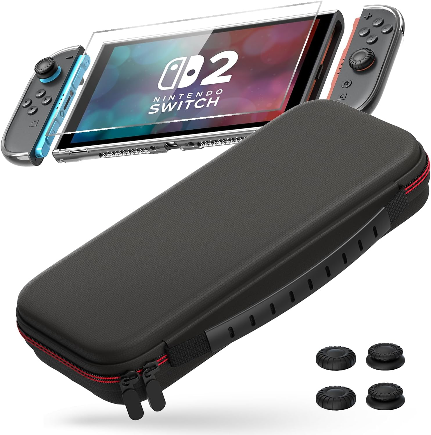 Grip for Nintendo Switch Lite, JUSPRO Ergonomic Comfort Handheld Protective Gaming Case Portable Cover Accessories Compatible with Nintendo Switch Lite