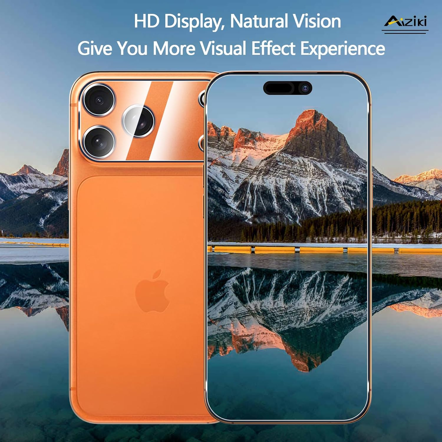 Aiziki Tempered Glass for Iphone 17 Pro Max, Set of 3+3 Screen Protectors and Rear Camera Protection, (0.33Mm HD Ultra Transparent) 9H Hardness Glass Protection for Iphone 17 Pro Max image number 6