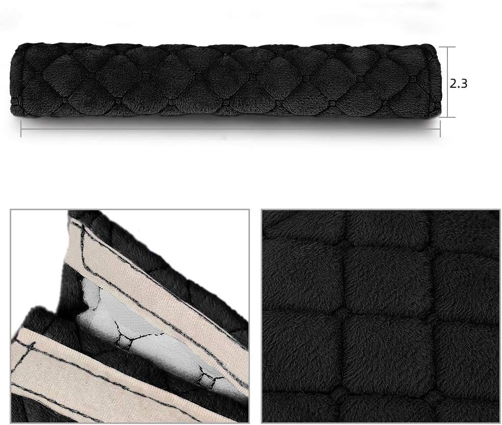 2 Pack- Seat Belt Buckle Holder & Booster Extension Kit, Sturdy and Hard-Wearing for Your Convenience and Comfort (Black) image number 3
