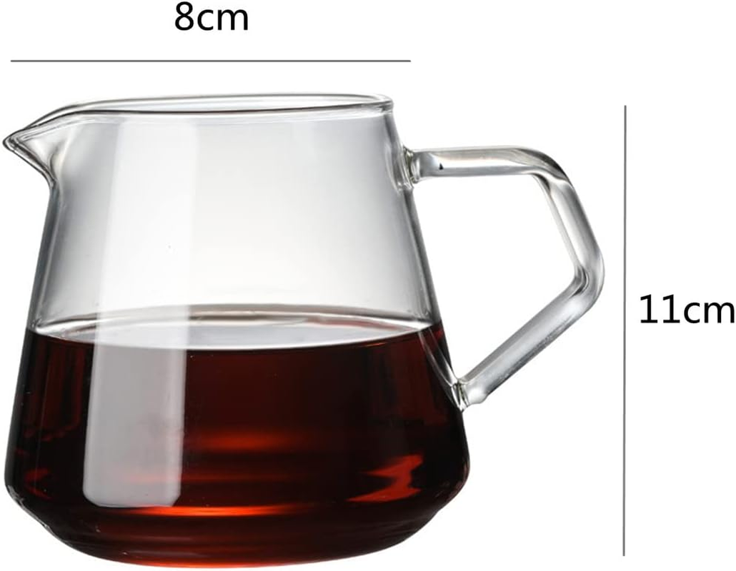 ZNZNANG Glass Range Coffee Server ，Borosilicate Glass Coffee Server，Suitable for Brewing Coffee, Milk ， Tea (650Ml/22 Oz) image number 1
