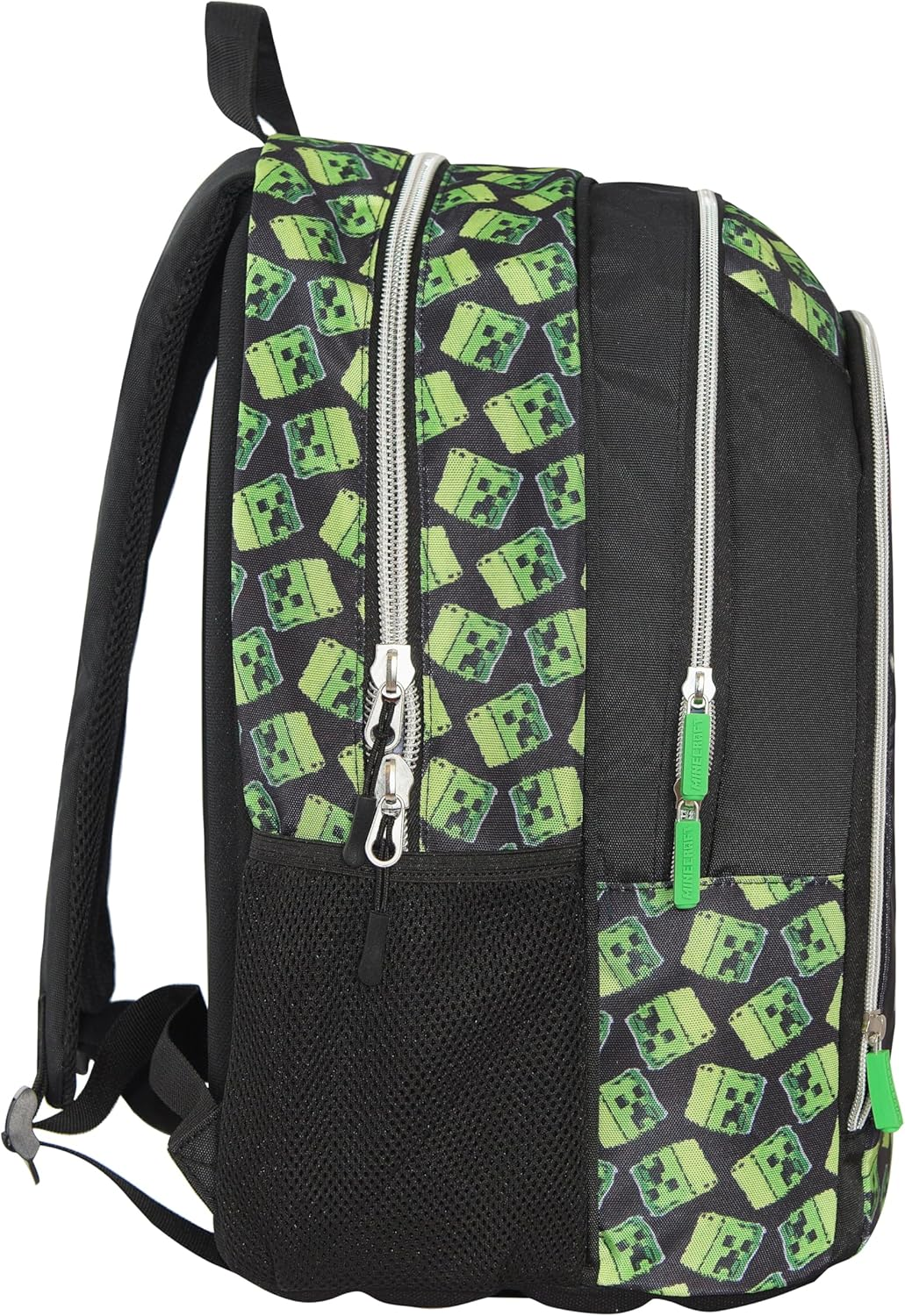 Franco Cosimo Panini Unisex Children'S Zaino Scuola School Backpack Org.Minecraft Movie, Black/Green image number 1