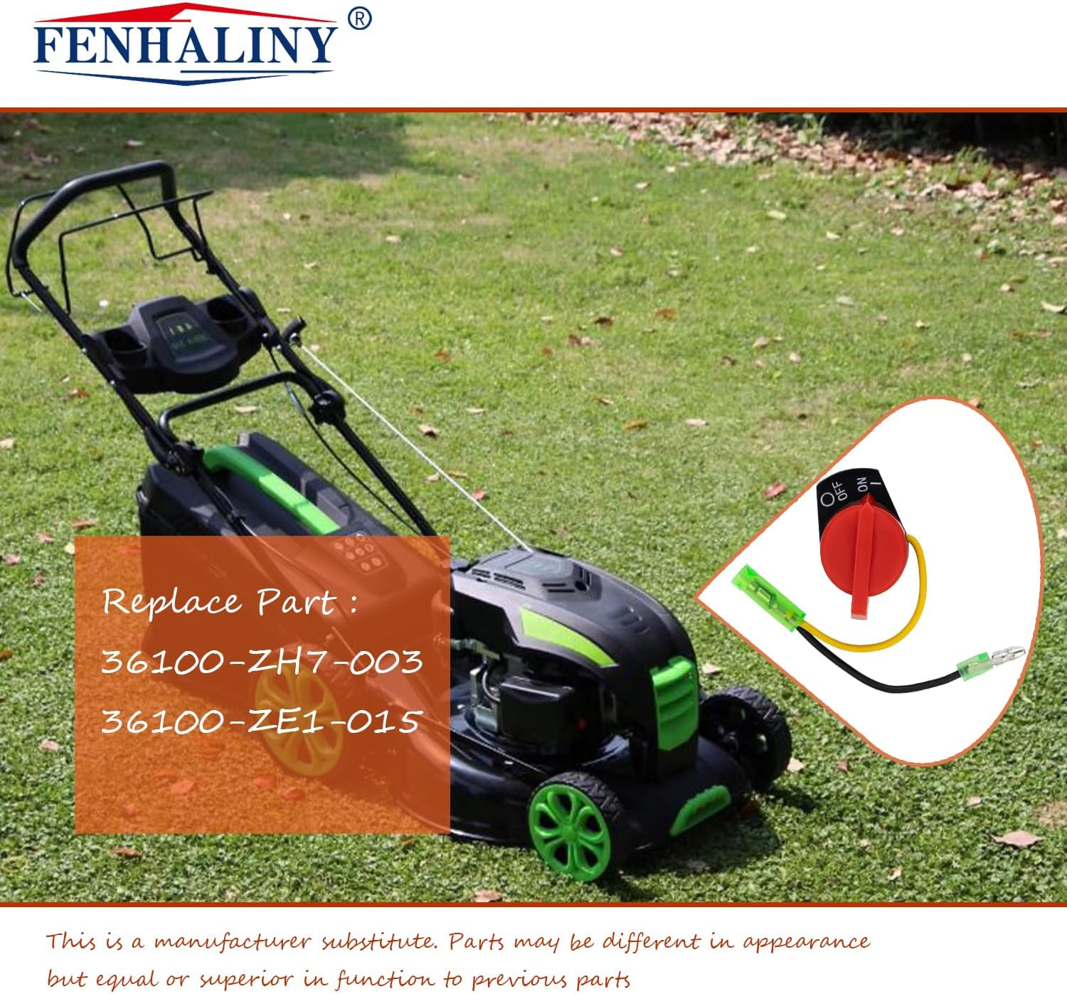 ON off Engine Stop Switch 36100-ZE1-015 Compatible with Honda GX120 GX160 GX200 GX240 GX270 GX340 GX390 Re image number 4