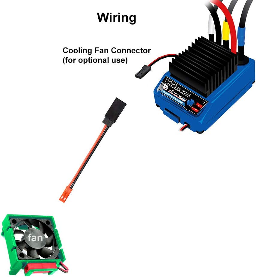 6PCS JST Plug Splitter JST Male Female Y Cable JST Y Parallel Adapter Harness JST to JR Adapter for Traxxas TRX-4 RC Car Crawler Truck Cooling Fan ESC Battery Motor image number 5