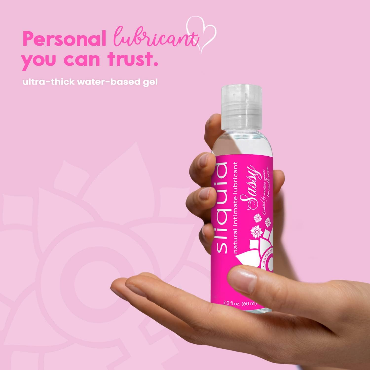 Sliquid Sassy - 2 Oz Thick Gel Lubricant for Sensitive Women, Men & Couples image number 2