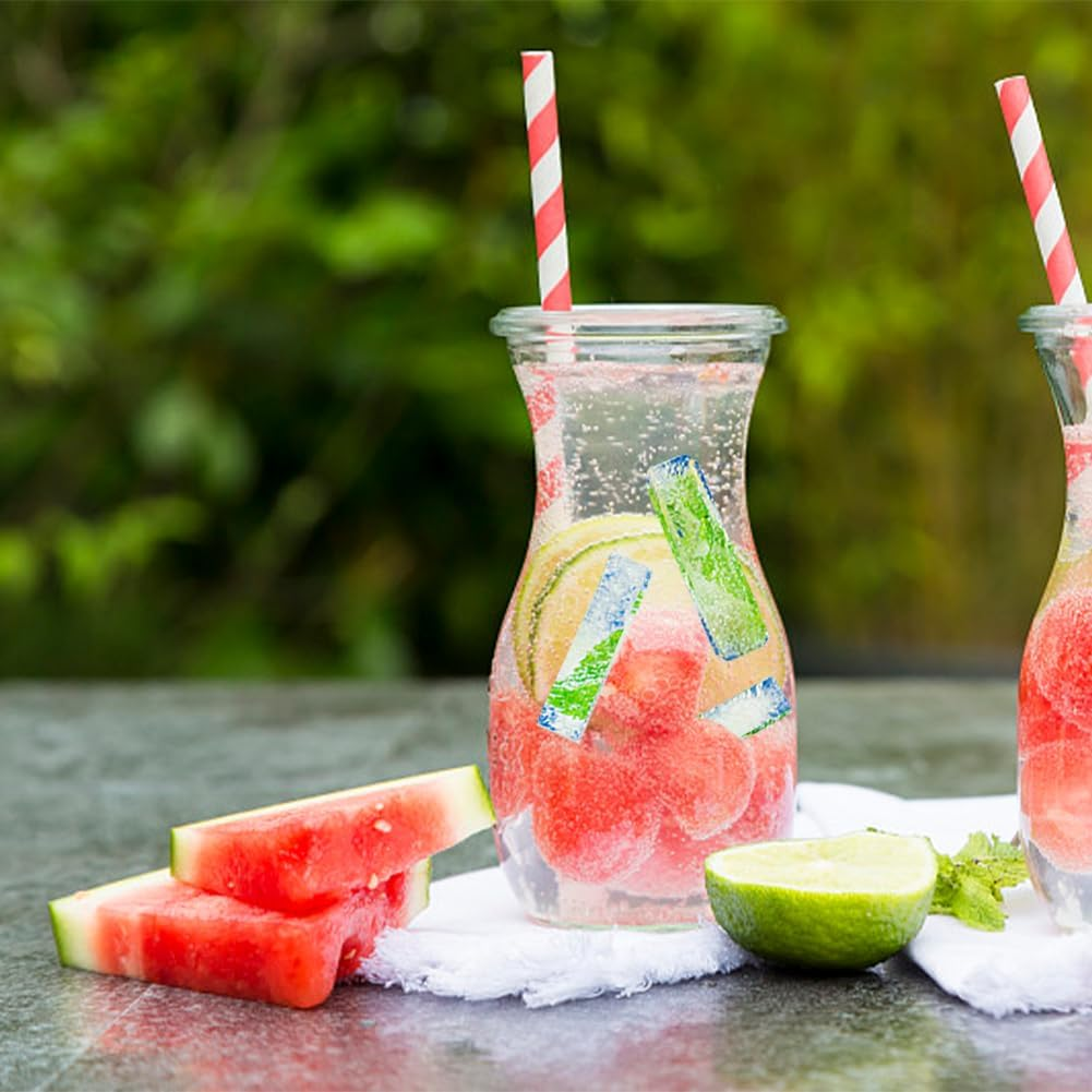 Water Bottle Ice Cube Tray, Resusable Silicone and Plastic Water Bottle Ice Mold, Easy-Release Long ICES Block Maker for Chilling Whiskey, Cocktails, Coffee, Makes 10 ICES Sticks at Once image number 5