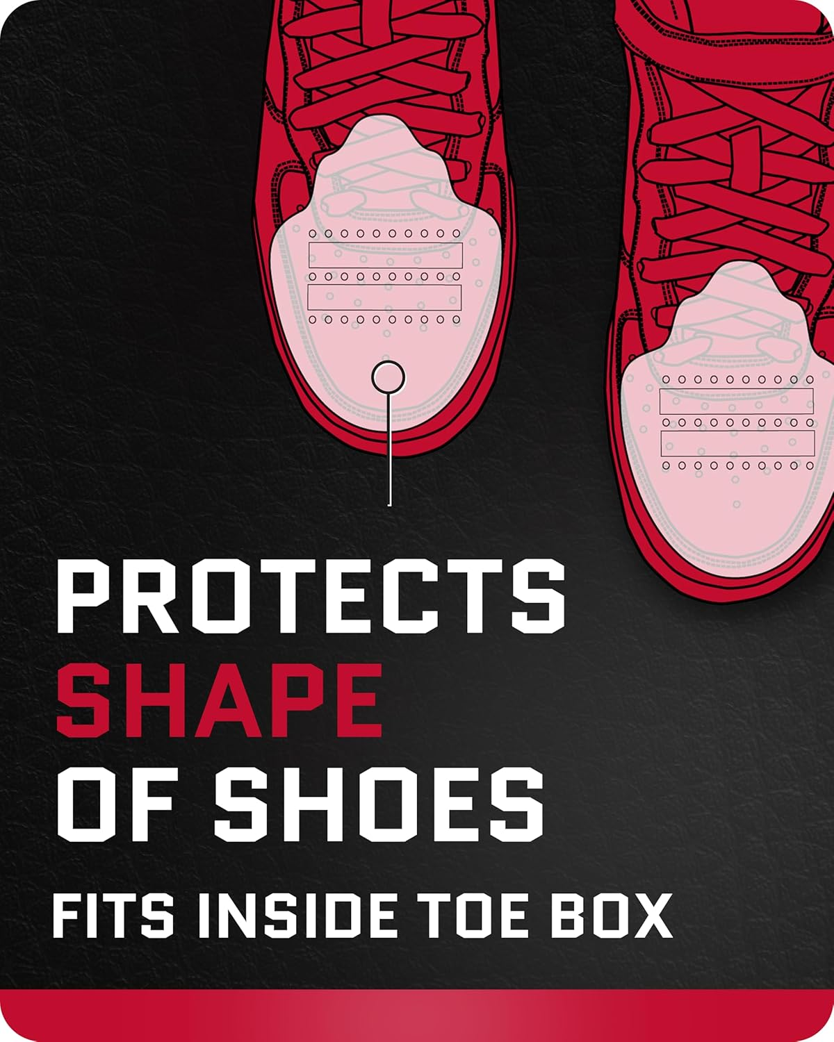 Forcefield Crease Preventer Shoe and Boot Toe Guards