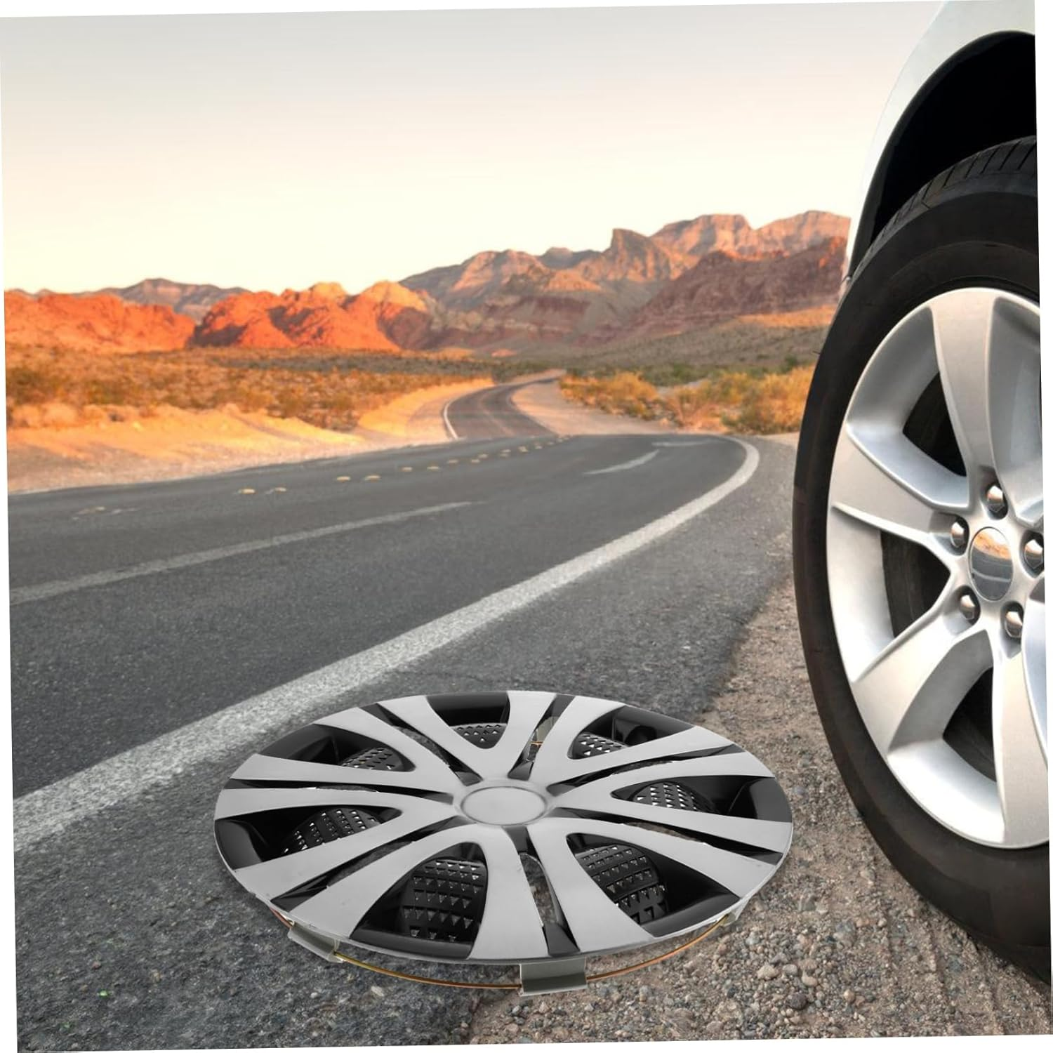 Mikinona Hubcap Car Wheel Rim Hub Cover for Vehicle Decoration Protect Wheels Exterior Accessories Hub Cap Covers image number 6