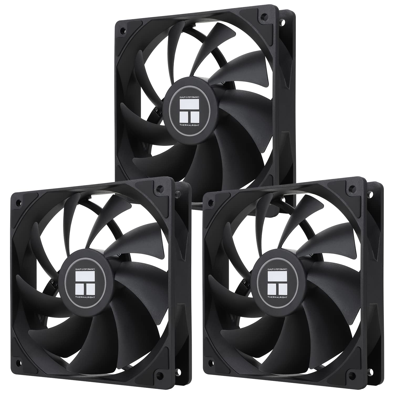 Thermalright TL-C12C X3 CPU Fan 120Mm Case Cooler Fan, 4Pin PWM Silent Computer Fan with S-FDB Bearing Included, up to 1550RPM Cooling Fan（3 Quantities） - Tl-C12C X3 image number 3