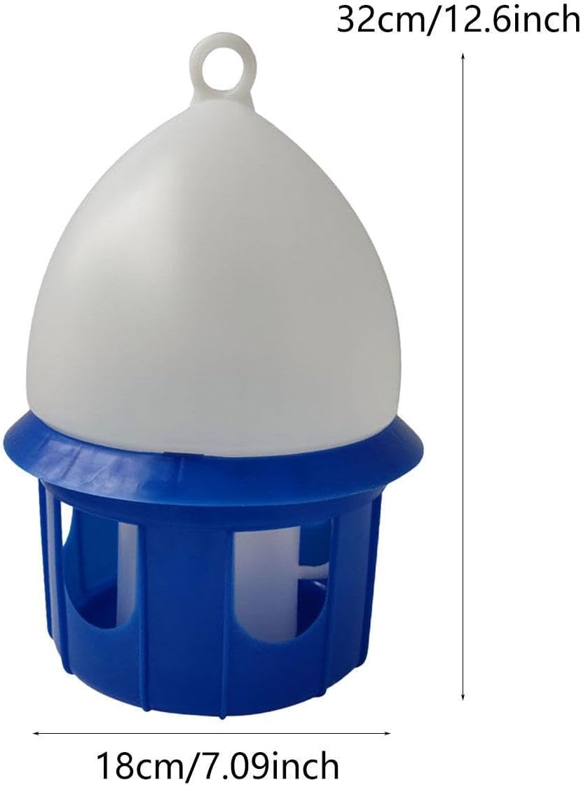 Leeqinersw Water Dispenser for Birds in Cage Accessories, 4L - 12L image number 6