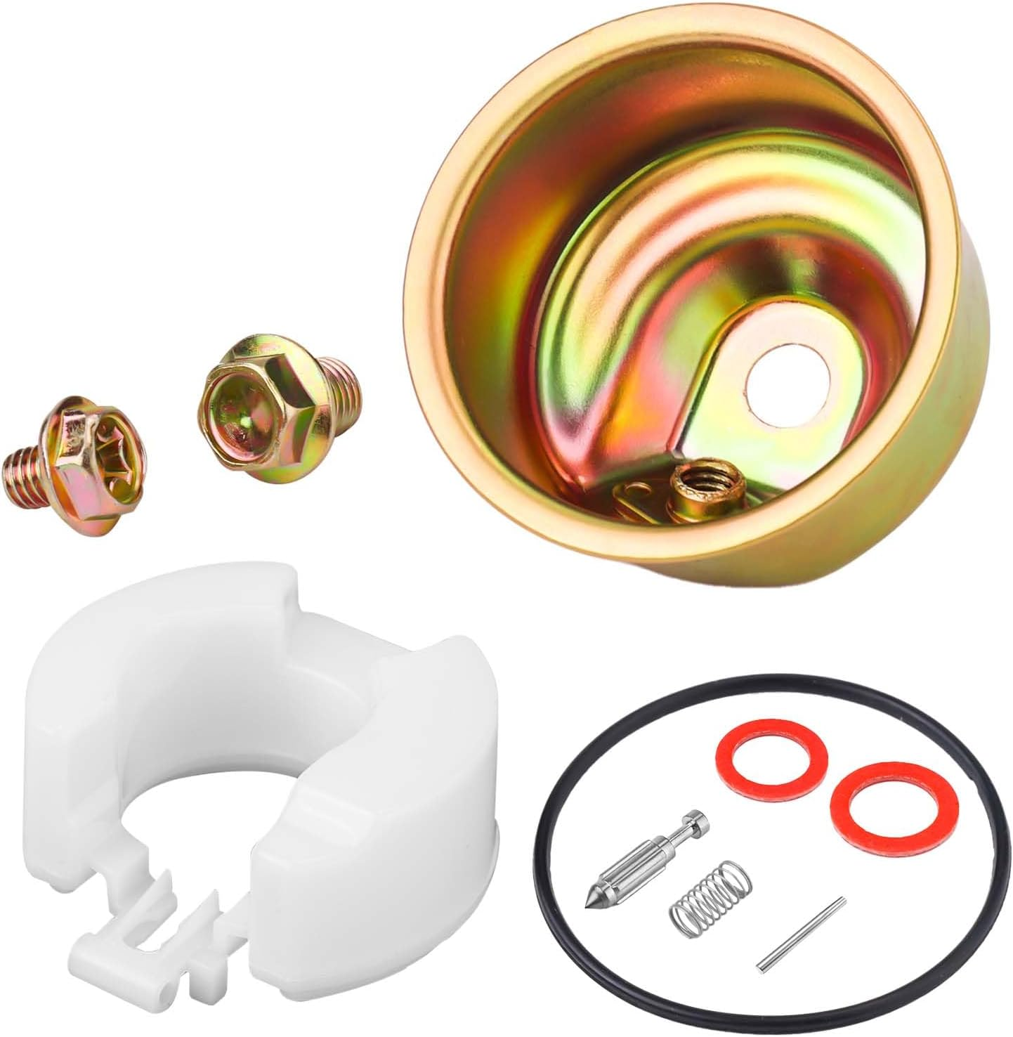 GX120 Carburetor Rebuild Kit for Honda GX120 GX160 GX200 GXV120 GXV140 GXV160, Carburetor Chamber Float Bowl Needle Spring Seal Pin Gasket image number 6