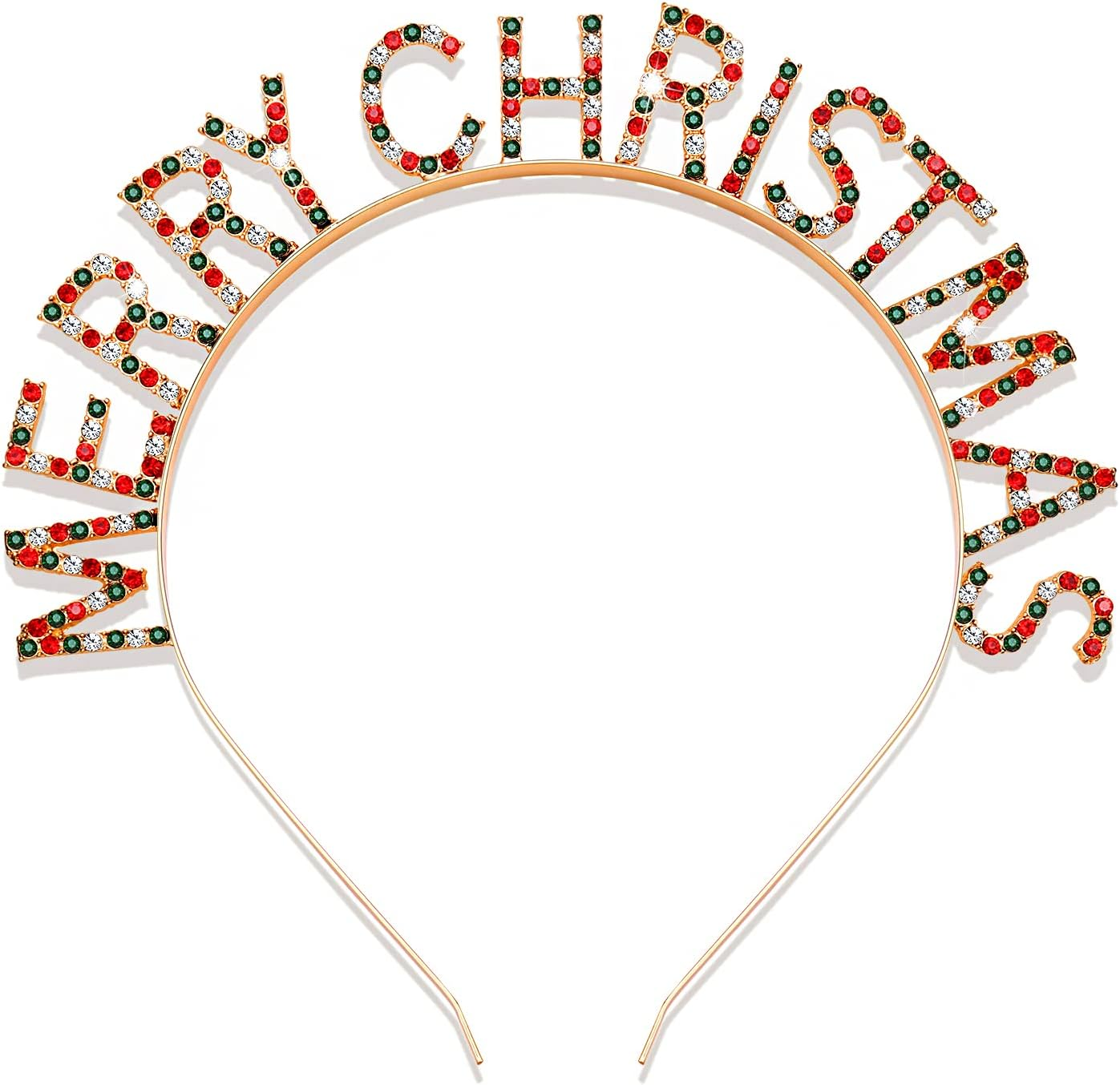 PHALIN Christmas Headbands Holiday Headbands for Women Rhinestone Xmas Tree Christmas Festive Party Hair Accessory Gifts image number 6