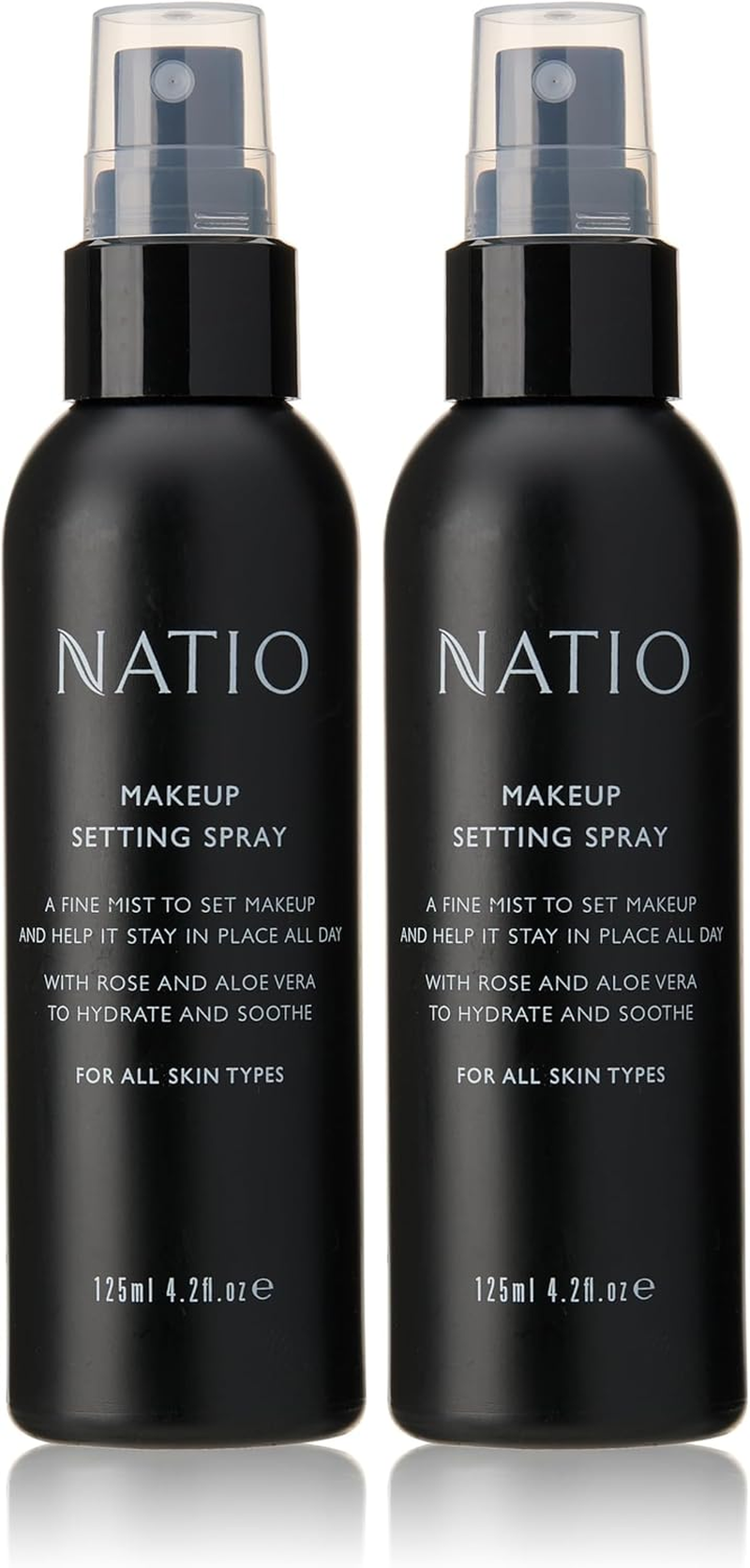 Makeup Setting Spray 125Ml - Hydrating Makeup Extending Facial Mist Formulated with Rose and Aloe Vera - Made in Australia (Pack of 2) image number 2