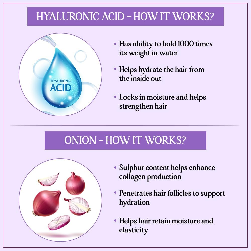 TYC Baobab Buddy Shampoo | Sulphate Free, Made with Organic Baobab Protein and Red Onion Extract, Hair Fall Control Shampoo for Men and Women - 300 ML image number 2