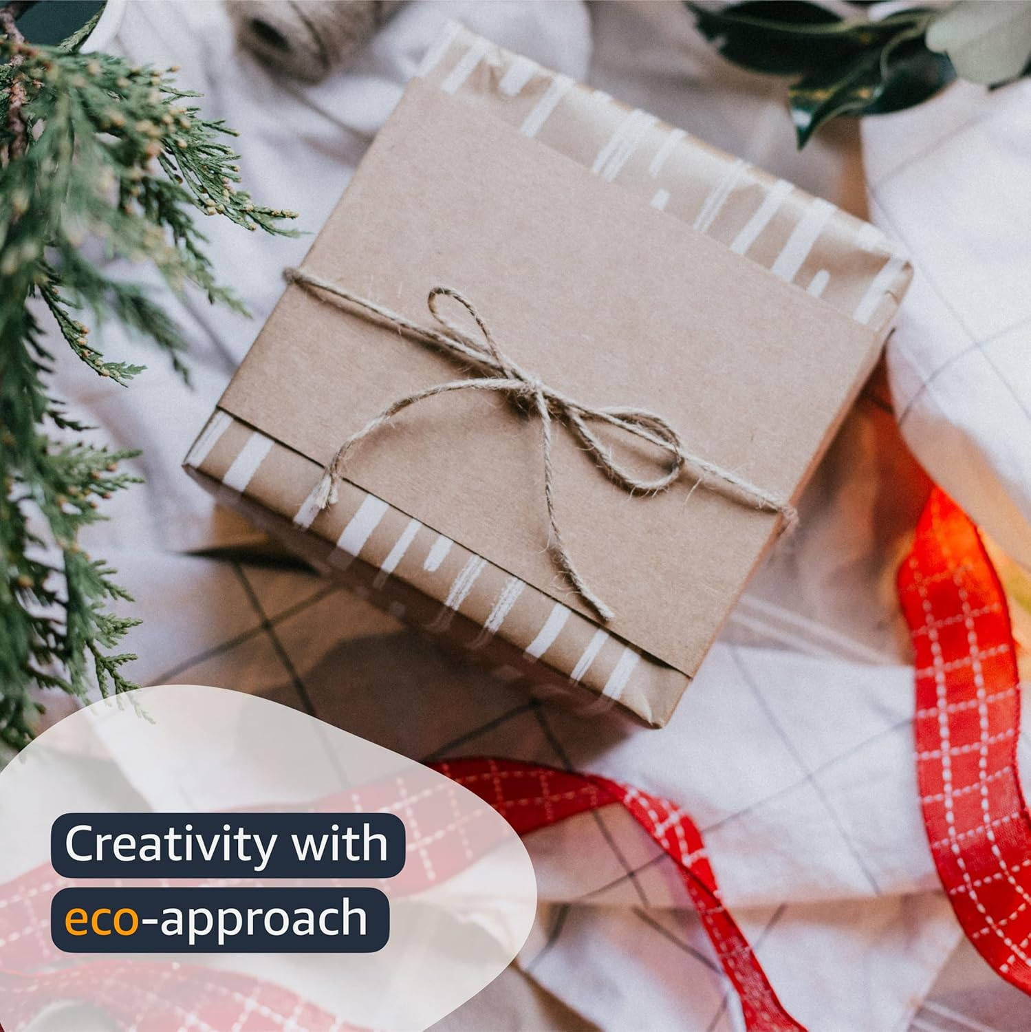 Morex Ribbon 1252.40/50-620 Burlap 1.5" X 50 YD Jute Wired Ribbon, Orange, Arts & Crafts Burlap Roll for Wedding Decor and Easter Decorations, Rustic Christmas Decorations Indoor Home Decor image number 2