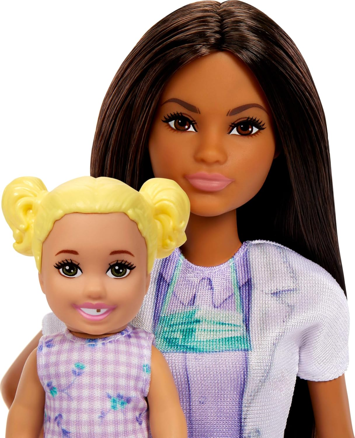 Barbie Dentist Doll with Brunette Fashion Doll with Blue Dress and Lab Coat, 1 Kid Doll, Medical Doctor Furniture & Accessories image number 3