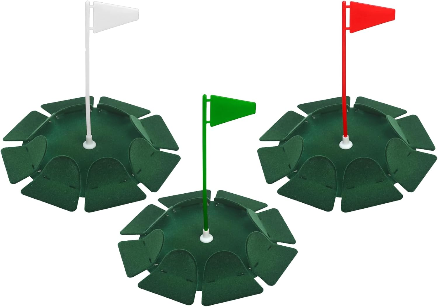 Golf Putting Cup 3-Pack, Golf Putting Cup All-Direction Golf Practice Hole Golf Putting Cup Indoor Golf Practice Hole Cup Practice Cup Aid Green image number 6