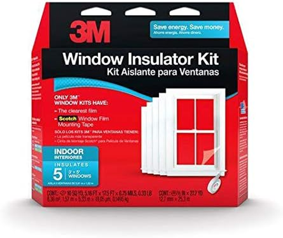 3M 2141W-6 Interior Shrink Film Window Kit