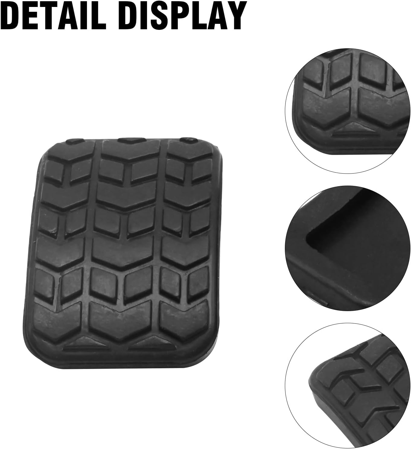 2Pcs Clutch Pedal Pad Replacement for Mazda Miata 1990 1991 1992 1993 1994 1995 1996 1997 1998 1999 2000 2001 2002 2003 2004 2005 Replacement for Mazda 323 Replaces B09243028