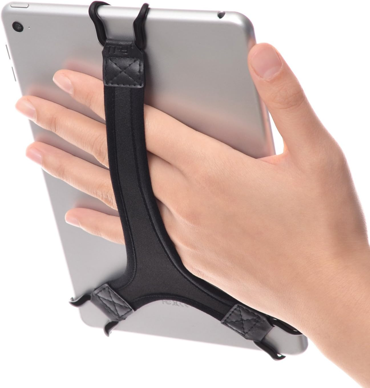 TFY Security Floral Hand Strap Finger Grip Holder for 7-8 Inch Tablets - Compatible with Ipad Mini / Fire 7 / Fire HD 8 / Galaxy Tab S2 8.0, Tab a 8.0 / HUIWEI M5