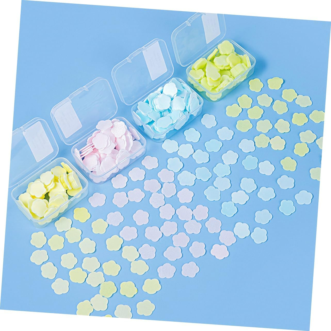 Gatuida Compact and Lightweight Portable Soap Flakes for Travel Hand Wash Refill Mini Toiletries image number 2