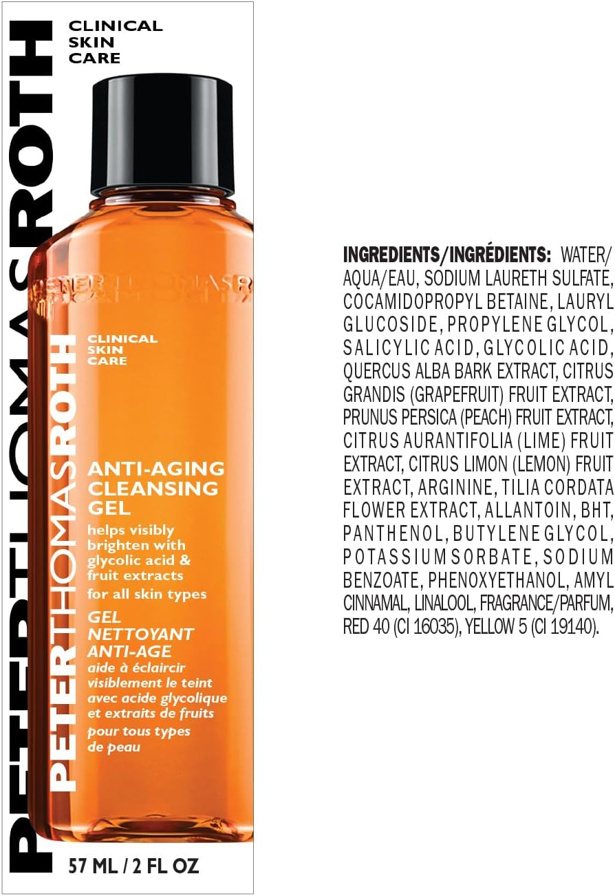 Peter Thomas Roth Peter Thomas Roth Anti-Aging Cleansing Gel for Unisex 2 Oz Cleansing Gel, 57 Ml
