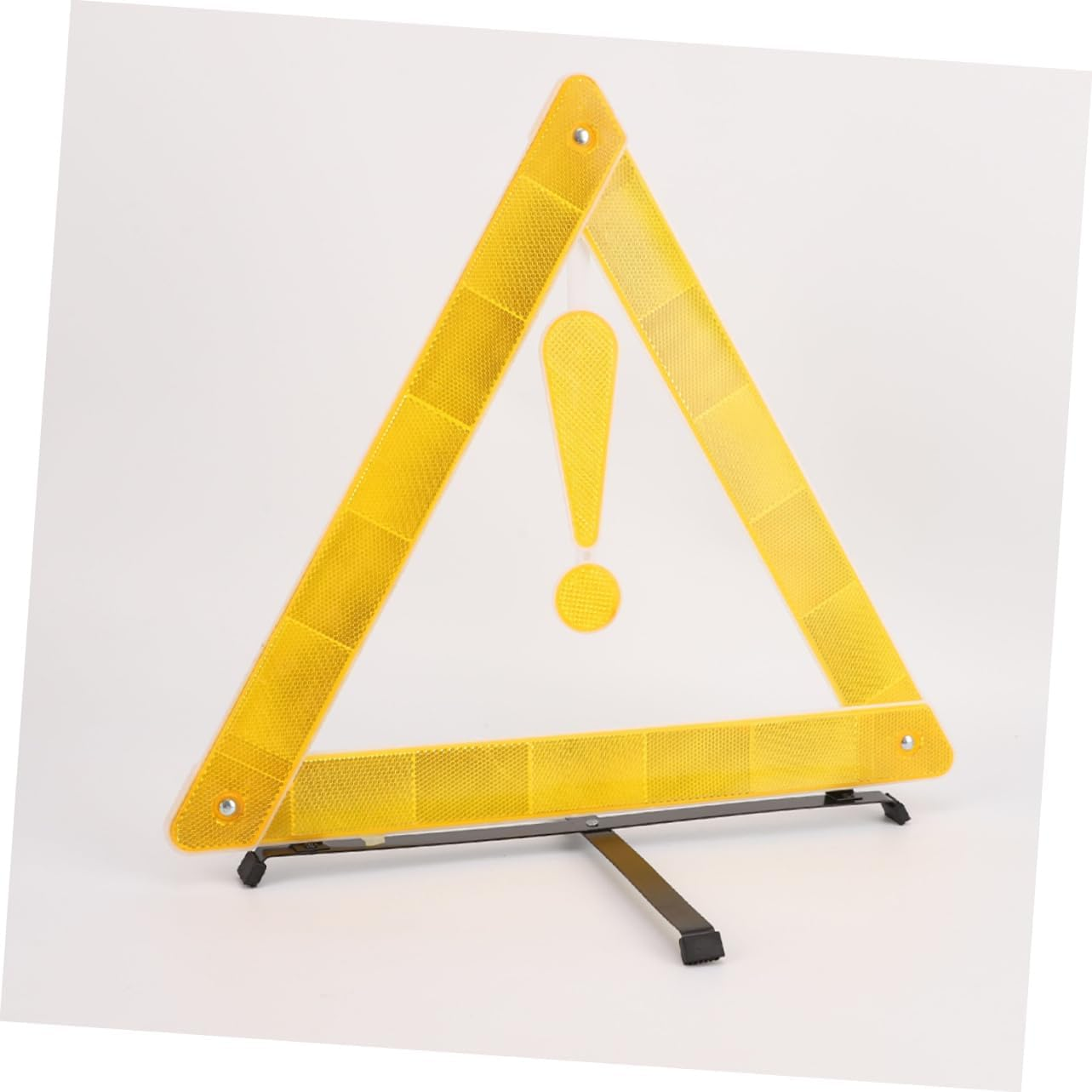 ULTECHNOVO Warning Triangle Road Safety Kit Foldable Reflective Roadside Triangles for Car Emergencies for Roadside Safety for Parking Warning image number 1