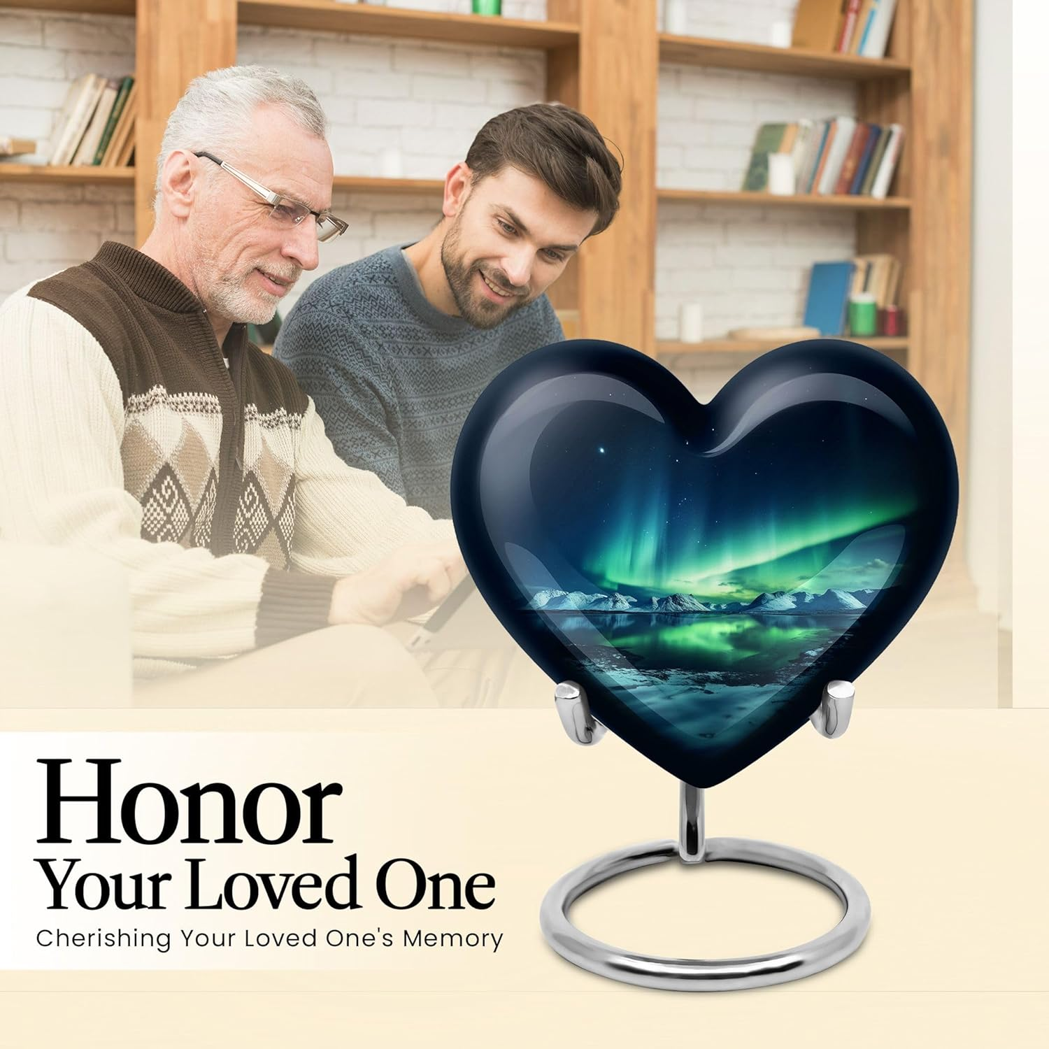 KARYLIZ Aurora Keepsake Urn for Ashes - Cremation Memorial - Small Ash Urns - Portable Urns - Miniature Urn - Unique Burial Urns 3 Inch, Set of 4 image number 3