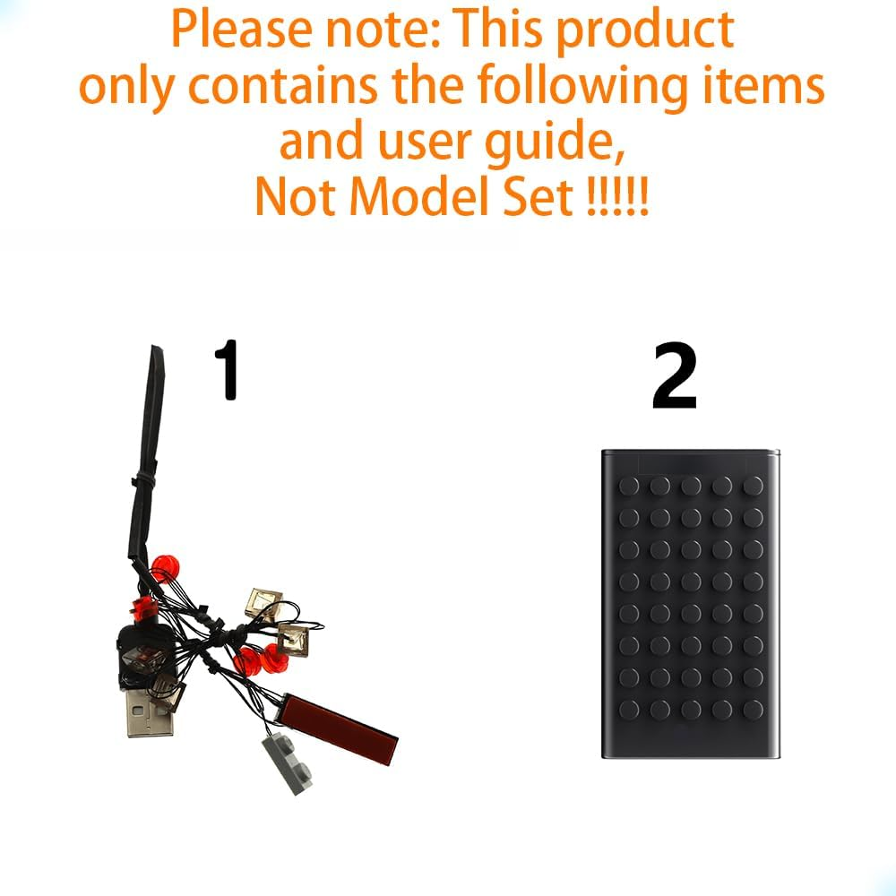 GEAMENT LED Light Set Compatible with  2 Fast 2 Furious - Nissan Skyline GT-R (R34) - Lighting Kit for Speed Champions 76917 (Model Set Not Included)