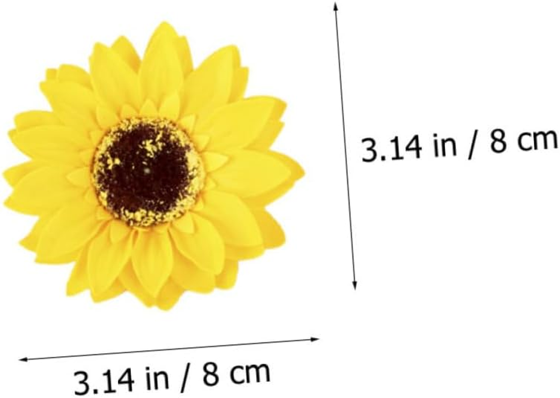 KOMBIUDA 12Pcs Delicate Floral Scented Flower Box Soap Sunflower Bouquet for Valentine'S Day image number 1