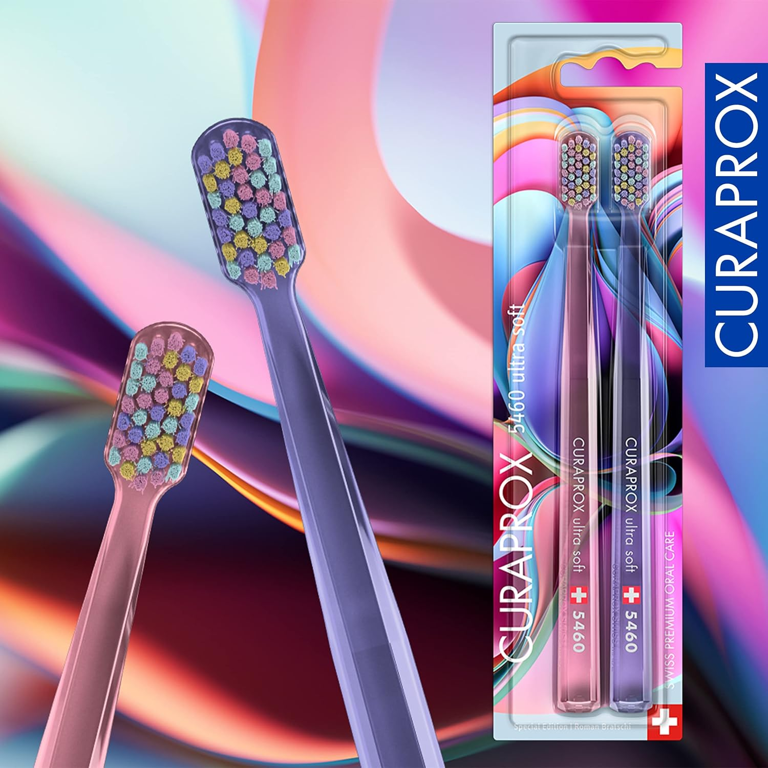 Curaprox 5460 Special Edition Colorful Curls 2 Pack image number 4