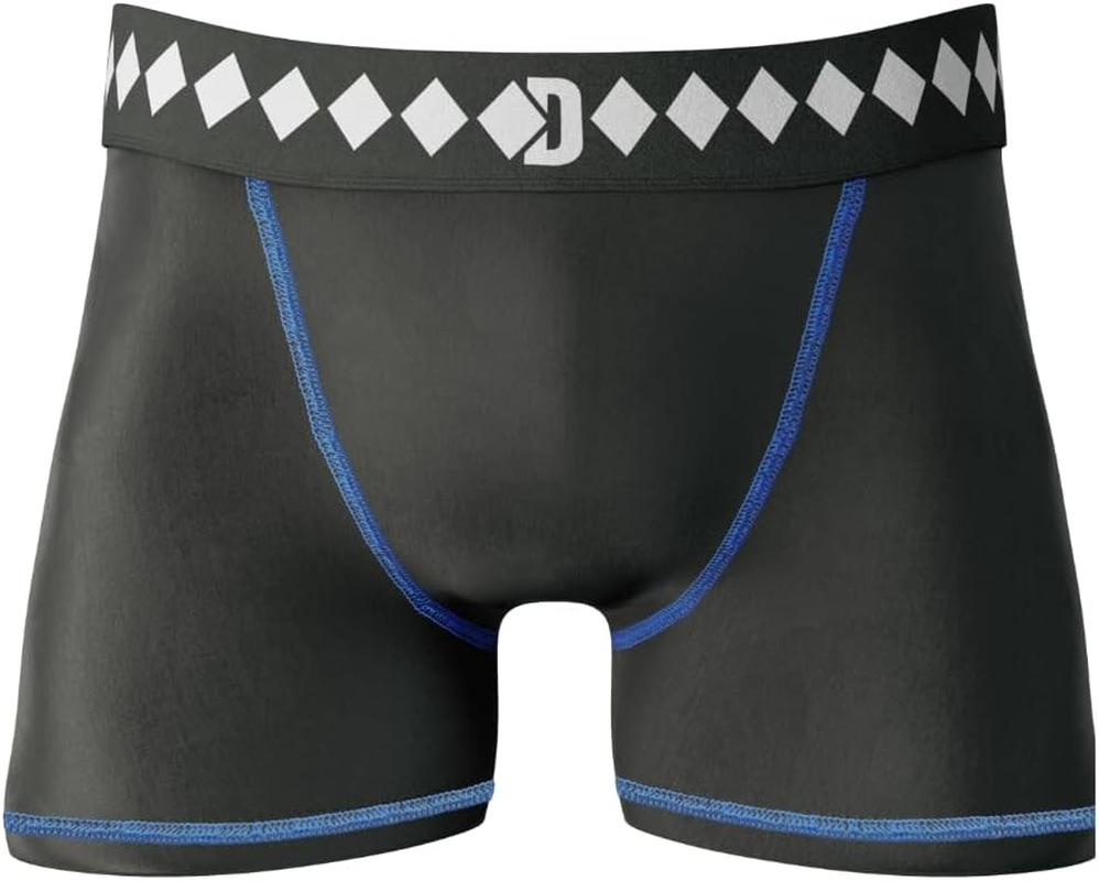 Diamond MMA Compression Shorts with Built-In Jock Strap Supporter with Athletic Cup Pocket for Sports image number 1