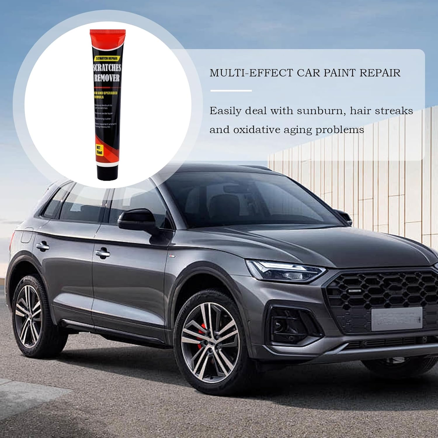 Car Scratch Repair Lotion | 15Ml Paint Repair Lotion - Deep Cleaning, Long-Lasting, Vehicle Cleaning Supplies for Automotive RV Trucks image number 5