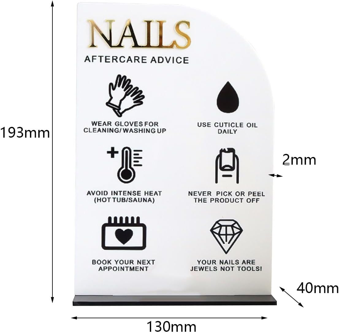 Eigell Nail Art Display Board, Manicure Showing Board, Acrylic Nail Salon DIY Nail Salon Nail Shape,Nail Tip Showing Holder, Nail Art Display Stand, Style B image number 6