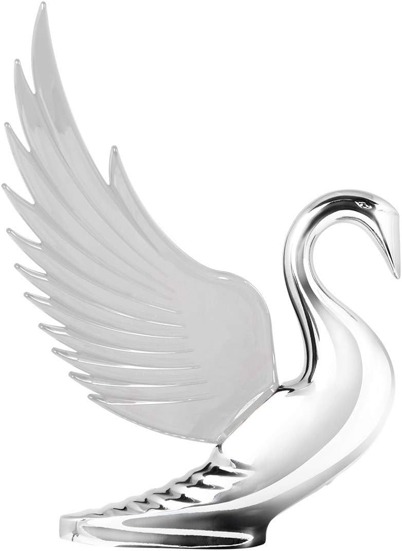 GG Grand General 48054 Clear 8.5 X 7.5 Inches Chrome Bugler Hood ORN W Windriders