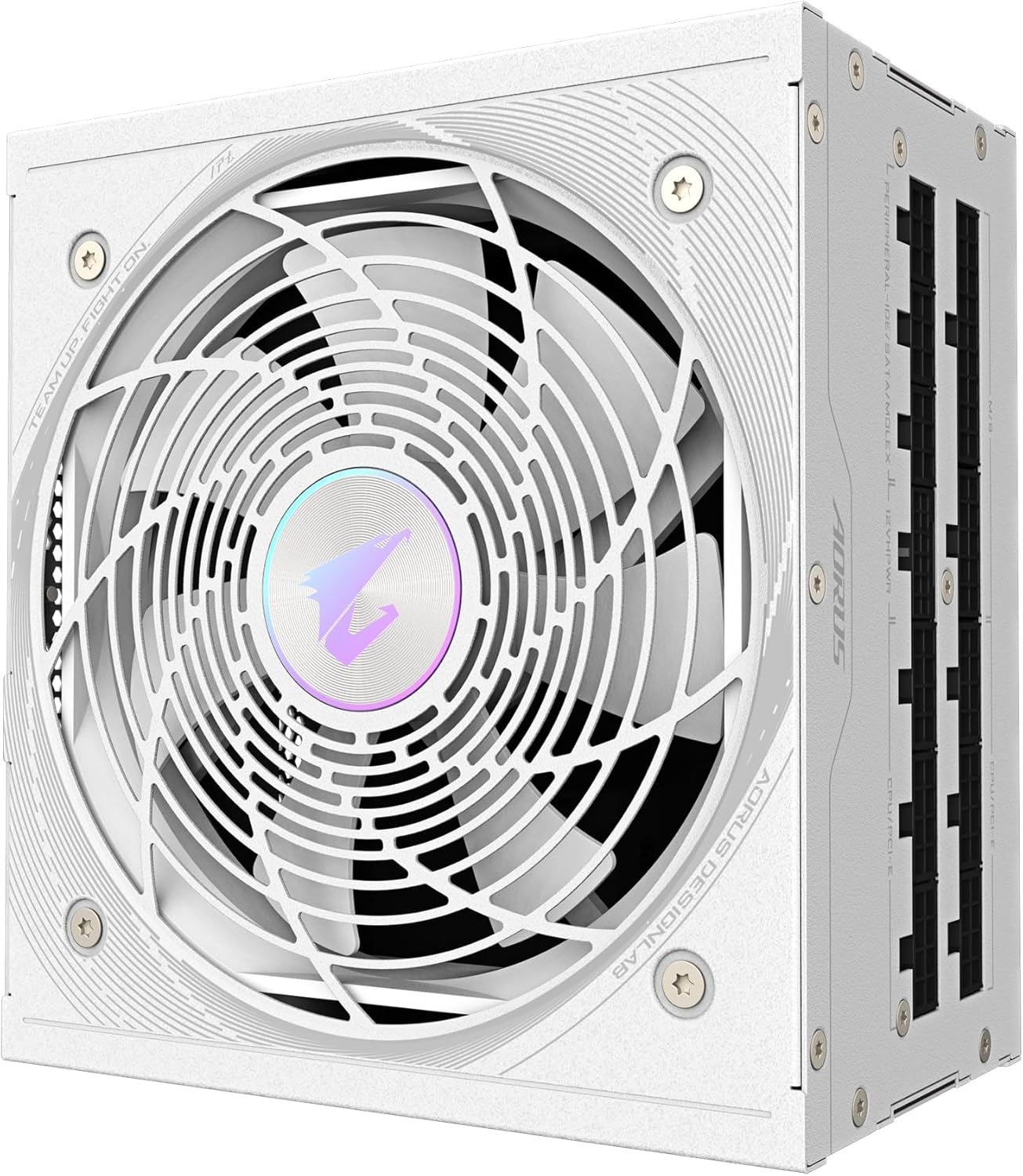 GIGABYTE AORUS Elite P1000W Ice Power Supply - Pcie 5.0, 80 plus Platinum, Fully Modular Design, 120Mm Fan, ATX 3.0 Compatible, EU Plug